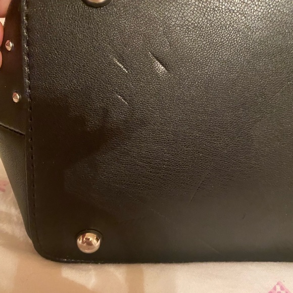 2X👜Host Pick👜Zara studded satchel/tote bag with lock and key charms. - Picture 15 of 16